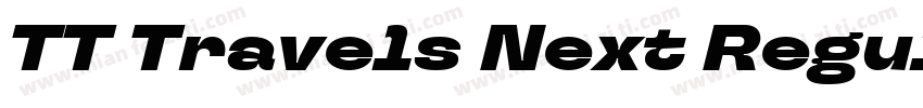 TT Travels Next Regular字体转换